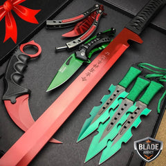 SPECIAL EDITION Christmas Set 5 PC Elite Tactical Set - BLADE ADDICT