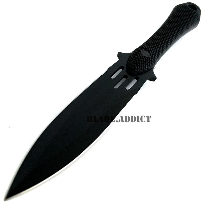 3PC 7.5" Ninja Kunai Throwing Knife + Sheath - BLADE ADDICT