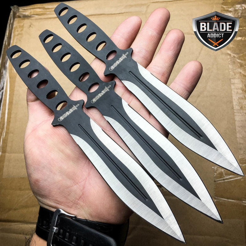 Cool 3PC Ninja Kunai Throwing Knives | BLADE ADDICT