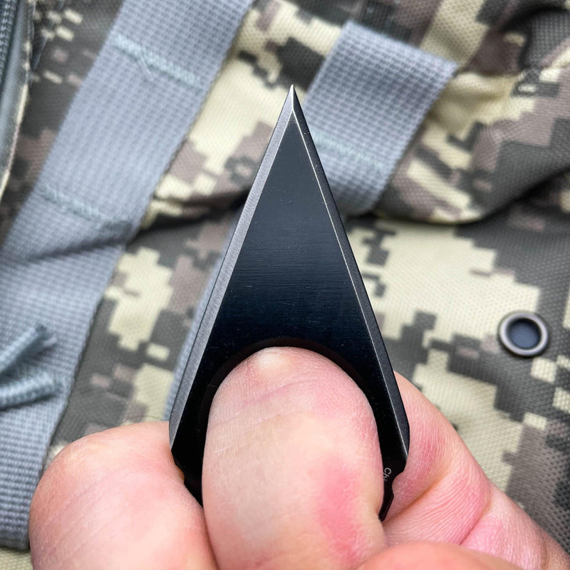 MTECH Black Tactical Neck Knife - BLADE ADDICT