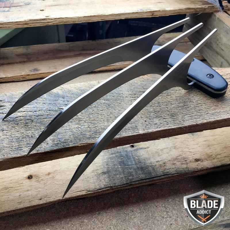 2PC New X-Men Wolverine Blade Claws High Quality of Refinement Cosplay SET USA - BLADE ADDICT