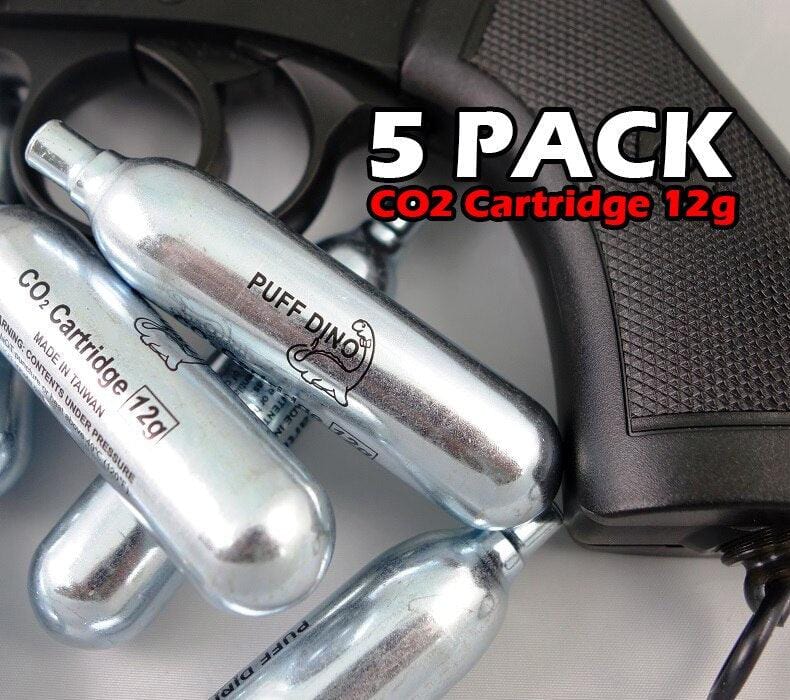 5 PACK CO2 Cartridge 0.12G AIRSOFT - BLADE ADDICT