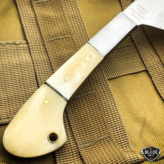 9'' GENUINE BONE HANDLE FULL TANG Kitchen Hunting Knife Stainless Steel Blade NEW - BLADE ADDICT