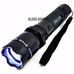 3PC METAL STINGTEC Stun Guns 230 Million Volt Rechargeable LED Flashlight - BLADE ADDICT