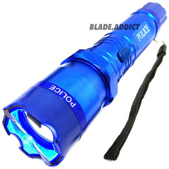 3PC METAL STINGTEC Stun Guns 230 Million Volt Rechargeable LED Flashlight - BLADE ADDICT