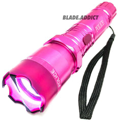 3PC METAL STINGTEC Stun Guns 230 Million Volt Rechargeable LED Flashlight - BLADE ADDICT