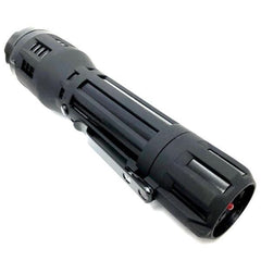 POLICE FORCE Stun Gun 10MV Rechargeable LED Flashlight w/ BLACK Case - BLADE ADDICT