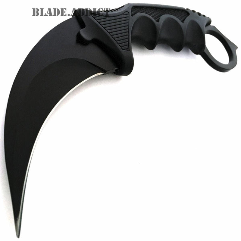 6PC BLACK TACTICAL FLASH SALE SET - BLADE ADDICT