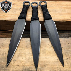 6PC BLACK TACTICAL FLASH SALE SET - BLADE ADDICT