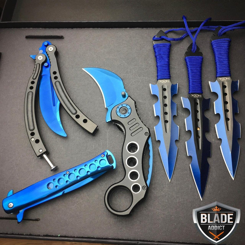 ALL BLUE TACTICAL MYSTERY SET - BLADE ADDICT